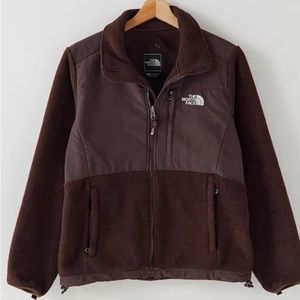 The North Face Denali Fleece Jacket Womens Brown Full Zip